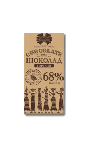 картинка Шоколад горький десертный «Коммунарка» 68% 90г. от магазина Белбаза